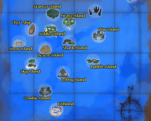 Tìm hiểu thông tin chi tiết về Bản đồ King Legacy