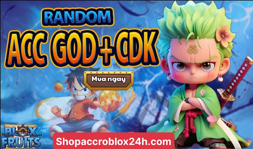 Top 10 địa điểm các shop bán acc Blox Fruit uy tín tại Việt Nam
