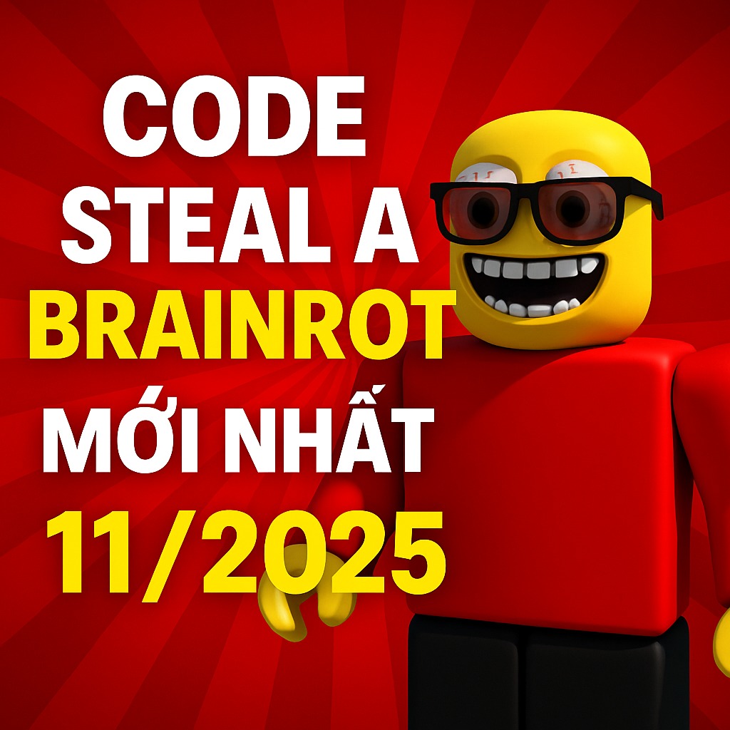 Code Steal A Brainrot mới nhất 11/2025