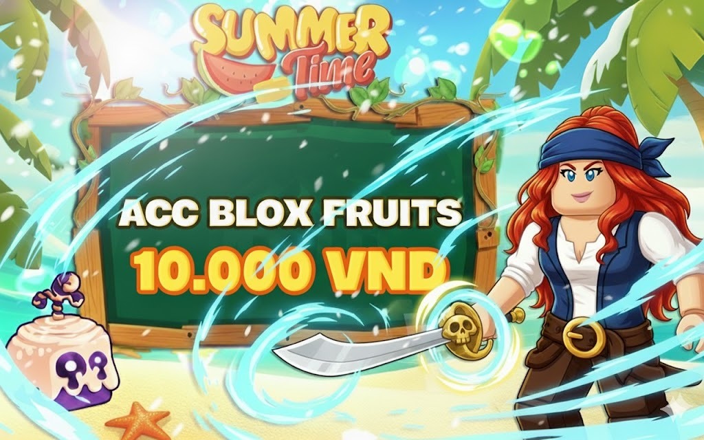 (Giảm Giá Còn 10k) Acc Random Blox Fruit