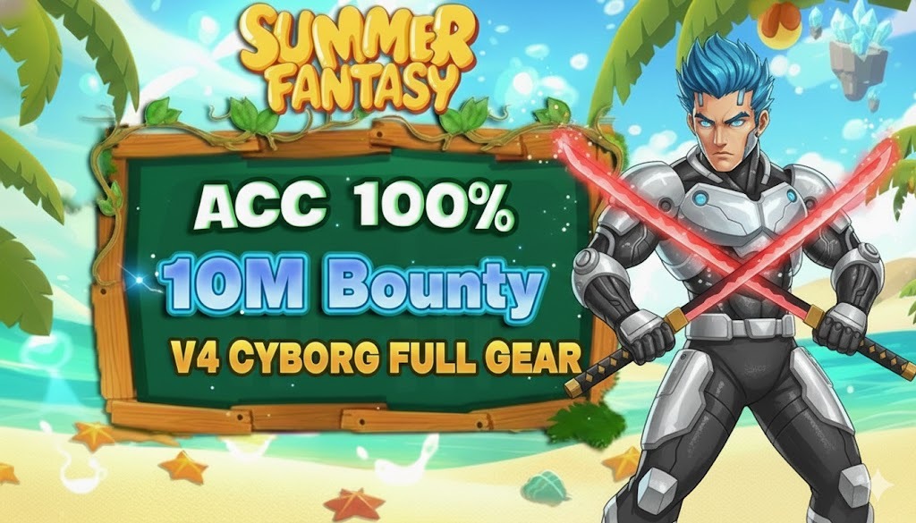 V4 CYBORG FULL GEAR + 10M BOUNTY