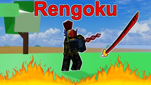 Rengoku – thanh kiếm rực lửa đầy sức mạnh trong King Legacy