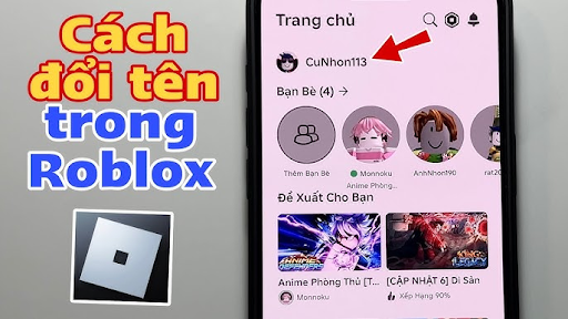 Cách đổi tên trong Roblox đơn giản