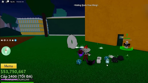 E Admin Block Fruits giúp lấy vũ khí huyền thoại