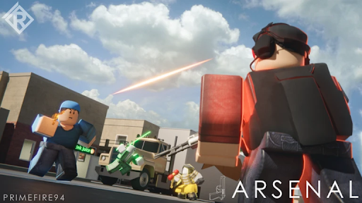 Game Arsenal - game hành động hay trên Roblox
