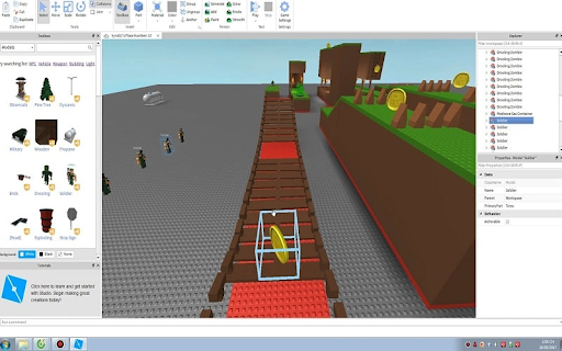 Cách sử dụng Roblox Studio để tạo game trên Roblox