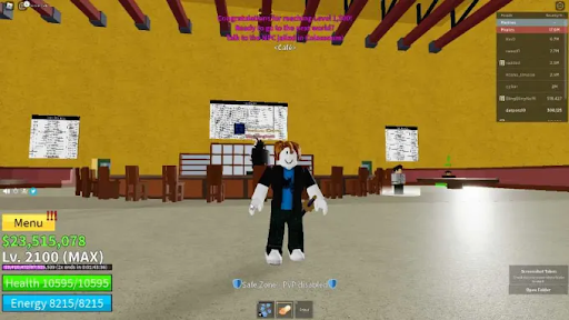 Quán cà phê trong blox fruit là nơi tập trung những NPC quan trọng