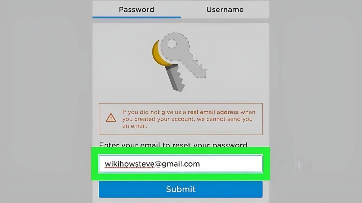 Cách lấy lại acc Roblox khi bị quên mật khẩu bằng Gmail