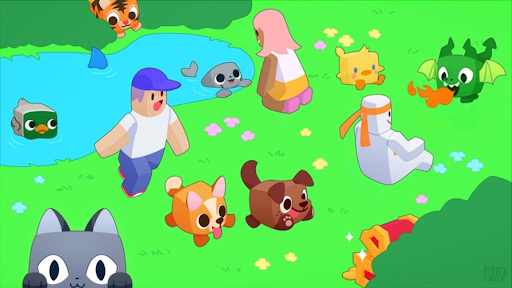 Hình nền game nhập vai chăm sóc, nuôi dưỡng thú cưng