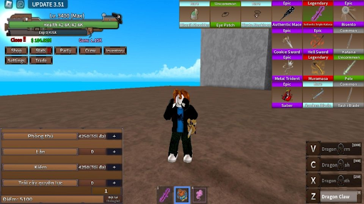 Hướng dẫn cơ bản cách chơi King Legacy