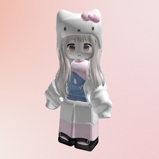 Mẫu chibi mix cùng style Hello kitty đáng yêu