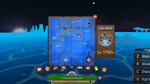 Để khám phá bản đồ King Legacy cần nắm rõ các cách di chuyển