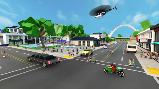 Hình nền game Brookhaven RP - thiết kế cuộc sống trong thành phố