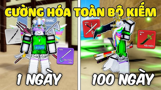 Hệ thống nâng cấp là không thể thiếu để tăng sức mạnh cho vật phẩm Blox Fruit