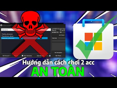 Có thể chơi 2 acc Roblox trên điện thoại không?