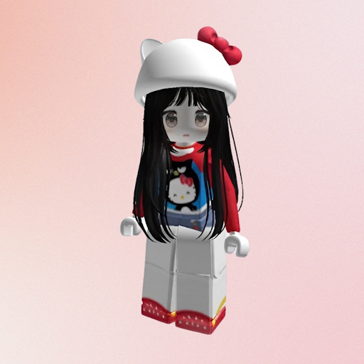 Mẫu avatar chibi với biểu cảm lạnh lùng, dễ thương